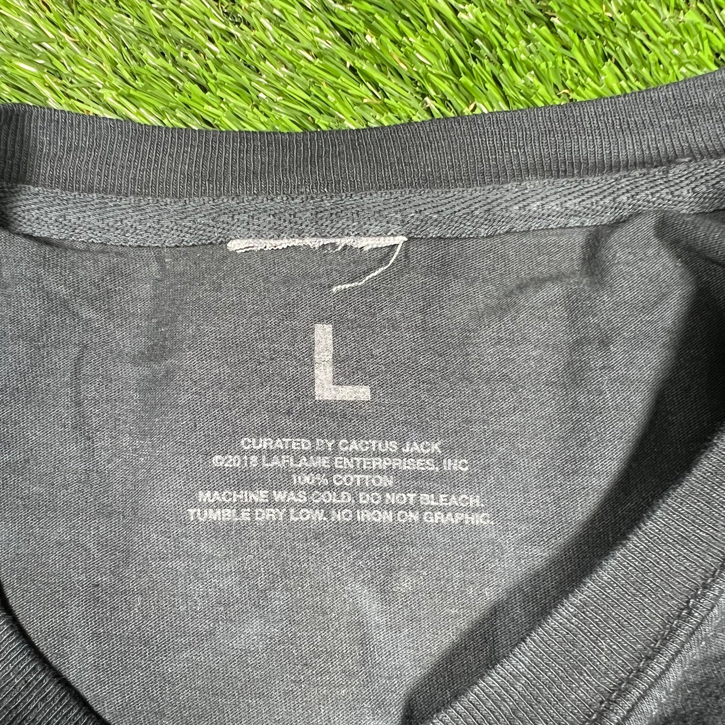 2018 Travis Scott I Went to Astroworld Black Tee Size Large USED x14567