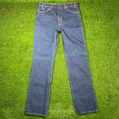 1990s Levi's 517 Orange Tab Denim Jeans Size 34 NEW v18650