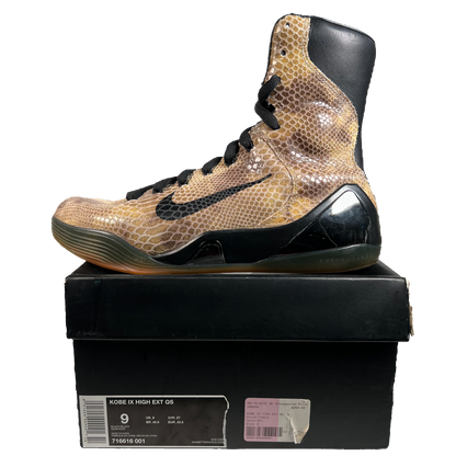 Nike Kobe 9 EXT Snakskin High (2014) Size 9 USED s22130