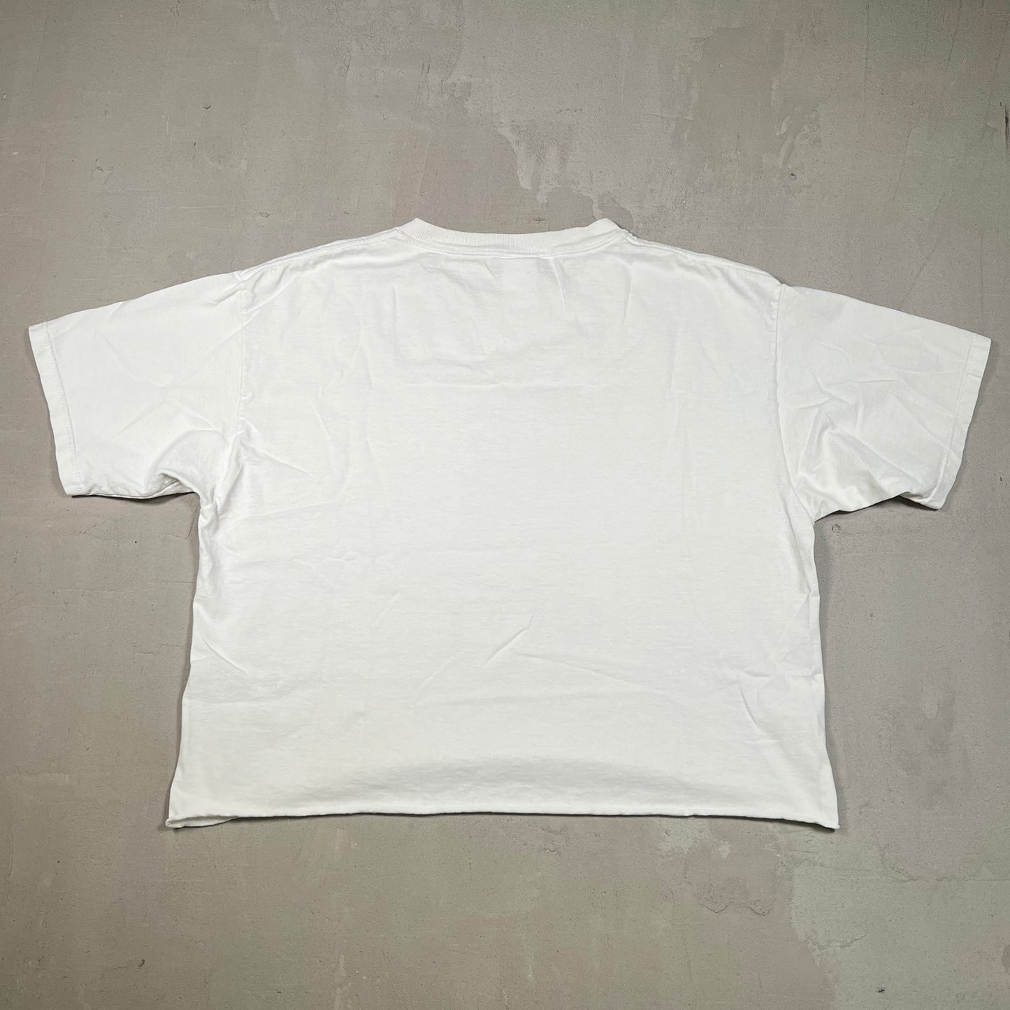 1990s Winnie the Pooh Cropped White Tee Size Large USED v18969