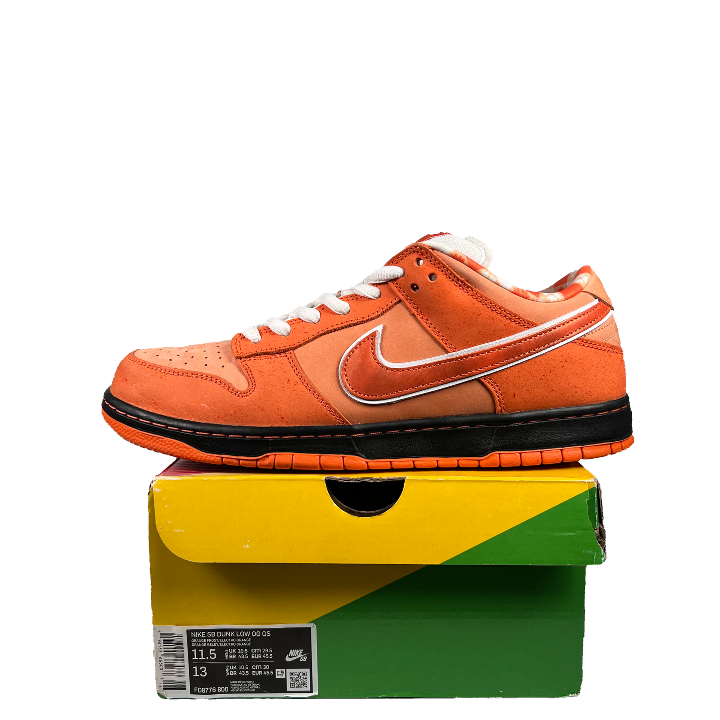 Nike SB Dunk Low Orange Lobster (2022) Size 11.5 USED S19747