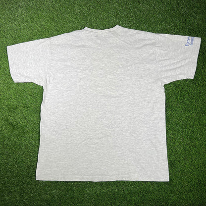 1994 Forrest Gump Bubba Gump Grey Tee Size XL USED v17333