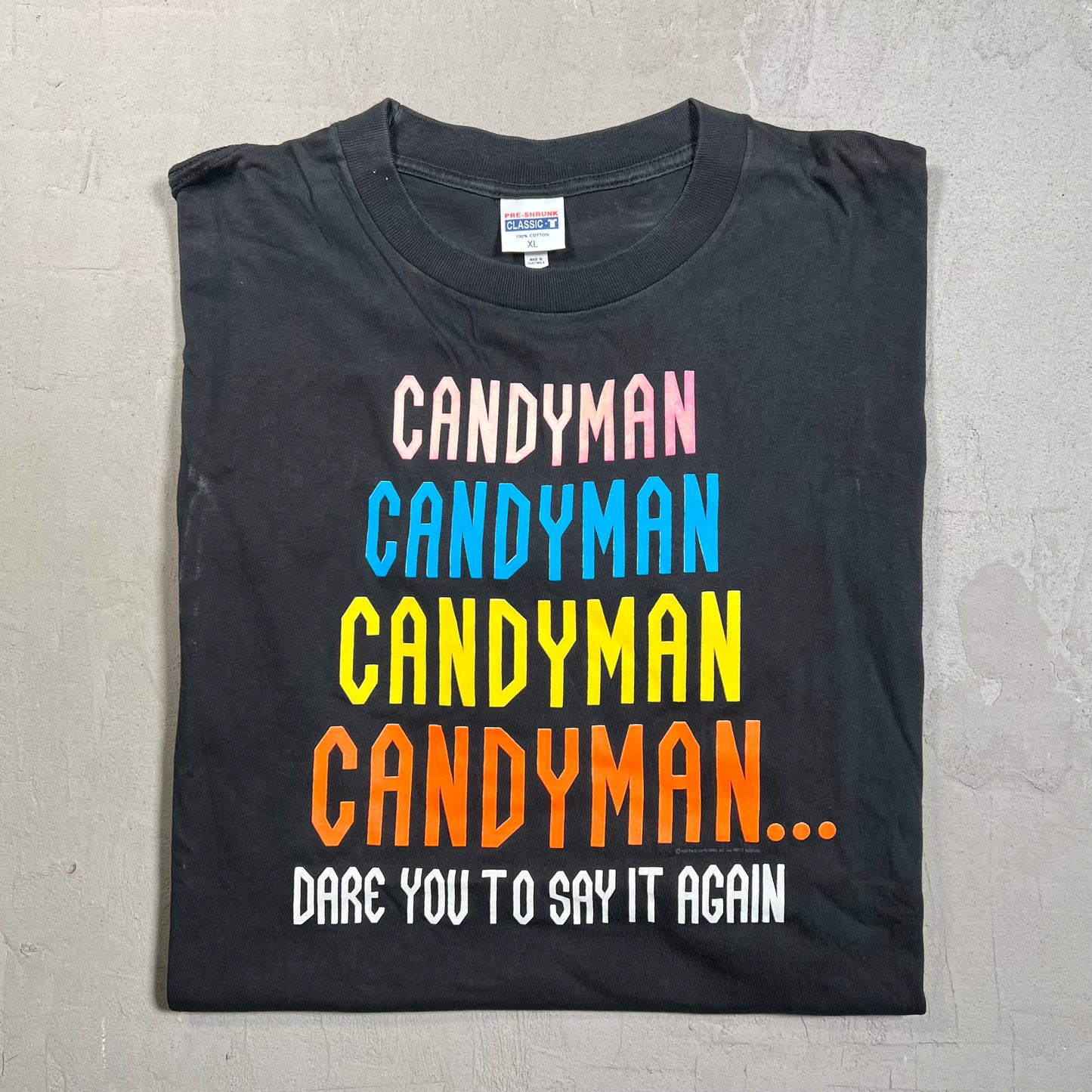 1992 Candyman Promo movie tee Size XL Used v12106