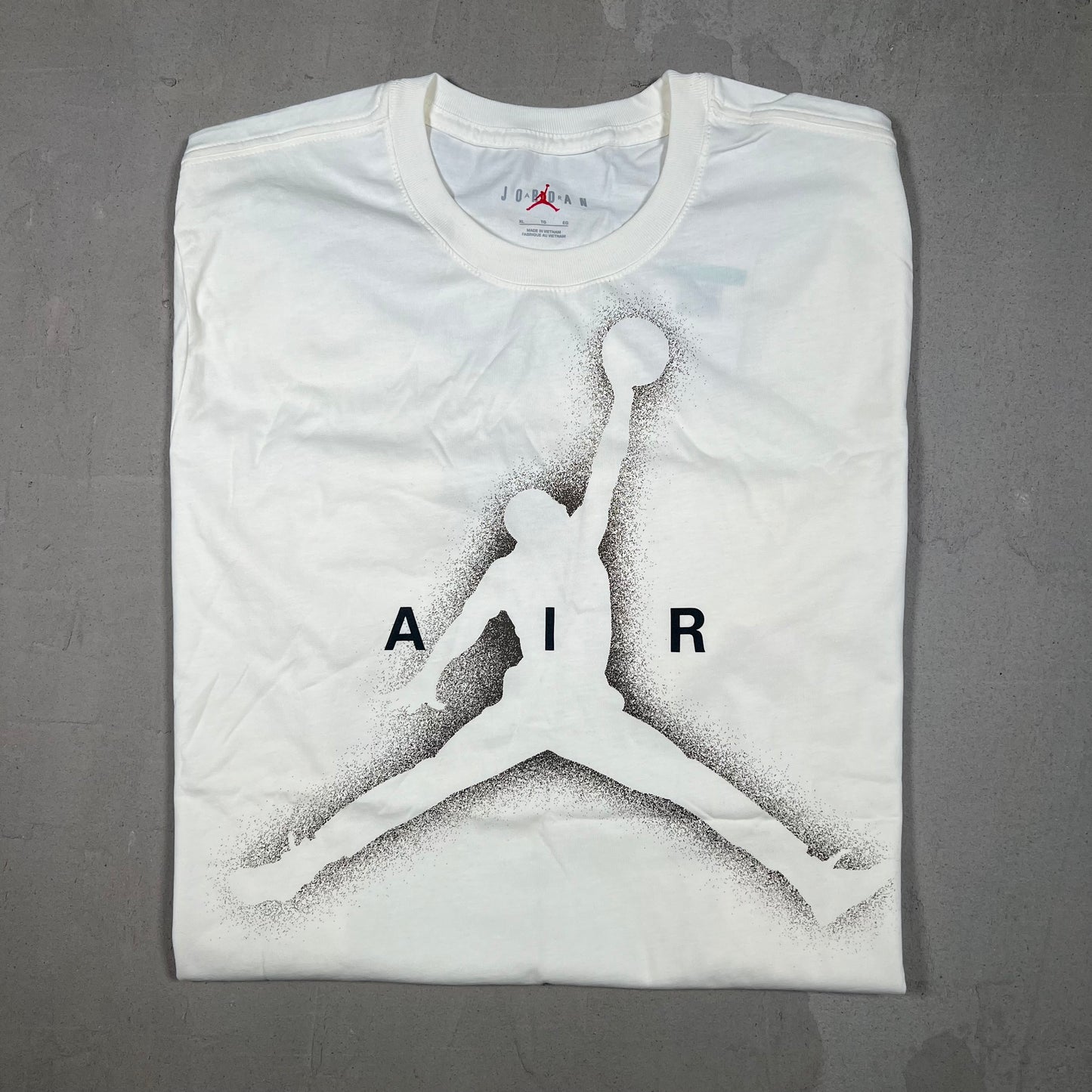 Jordan Jumpan "Air" White Tee Size XL NEW x17339
