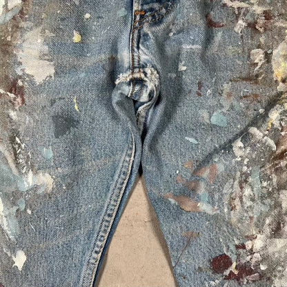 1999 Levi's 501xx Blue Denim Jeans Size 38 USED v20439