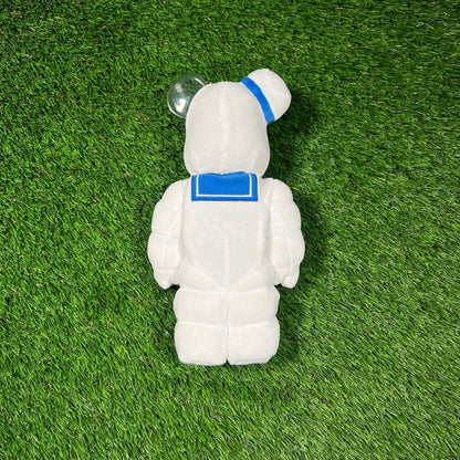 Bearbrick Ghostbusters Stay Puft Marshmallow Man 400% USED x16611
