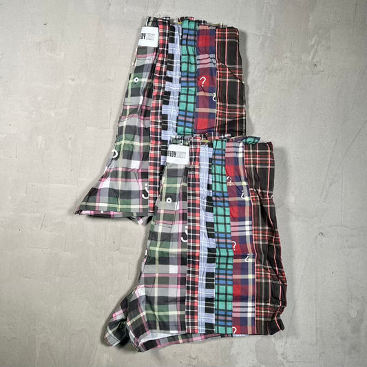 Greedy Unit What The ? Plaid Boxers Size XL NEW x18636