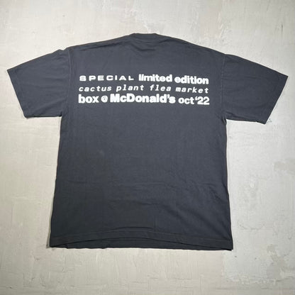 CPFM McDonalds Black Tee Size Large USED x18838