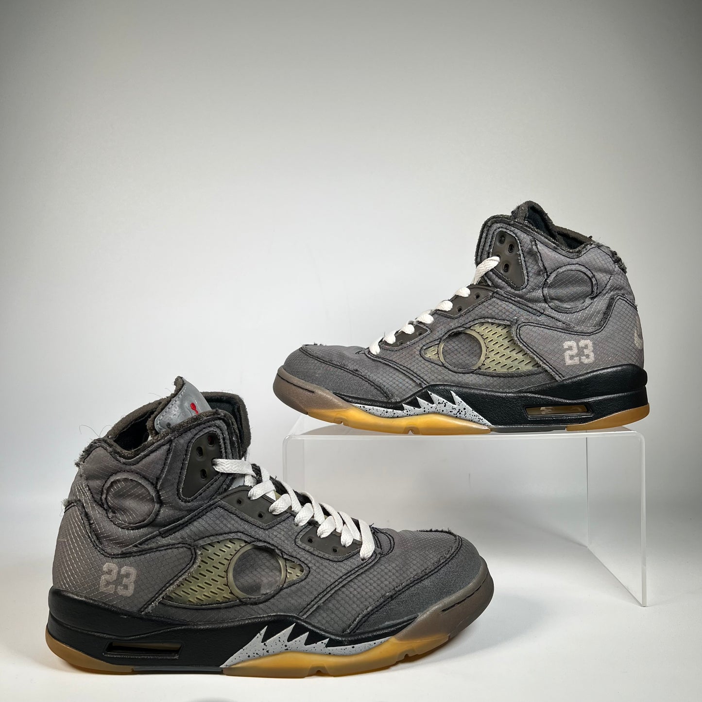 Jordan 5 Off White Muslin (2020) Size 8.5 USED s21718