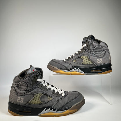 Jordan 5 Off White Muslin (2020) Size 8.5 USED s21718