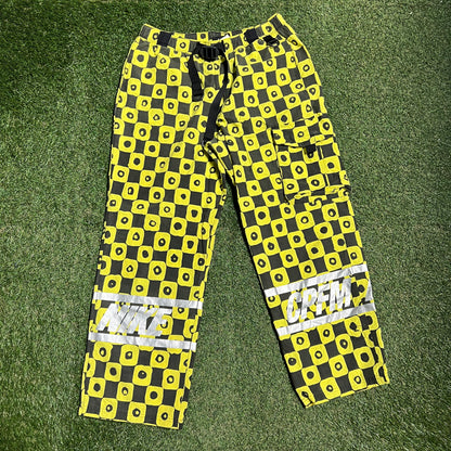 Nike CPFM 2022 Yellow Waffle Pants Size Medium USED x13687