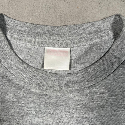Supreme 2000 Gucci Box Logo Grey Tee Size XL USED x2239