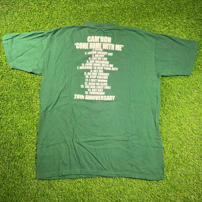 2022 Diplomats Green Camron Tour Tee Size XL USED x16477