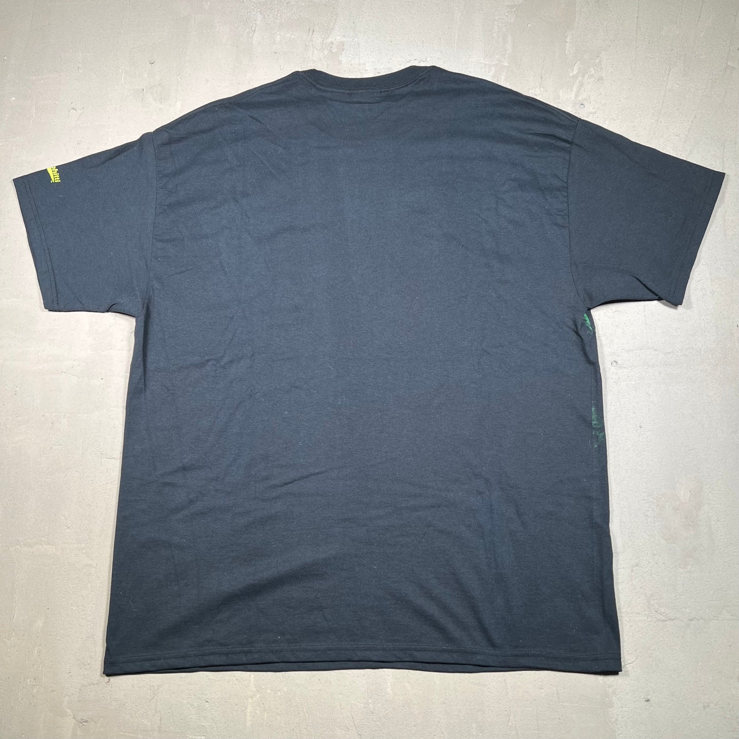 Y2K Joker Large Face Black Tee Size XL USED v18300