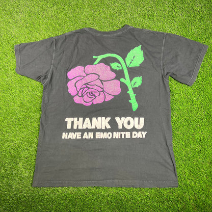 Chinatown Market Emo Nite Day Black Tee Size Large USED x15682