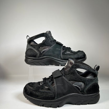 Nike Air Trainer Huarache Corteiz Black (2024) Size 10.5 USED s21459