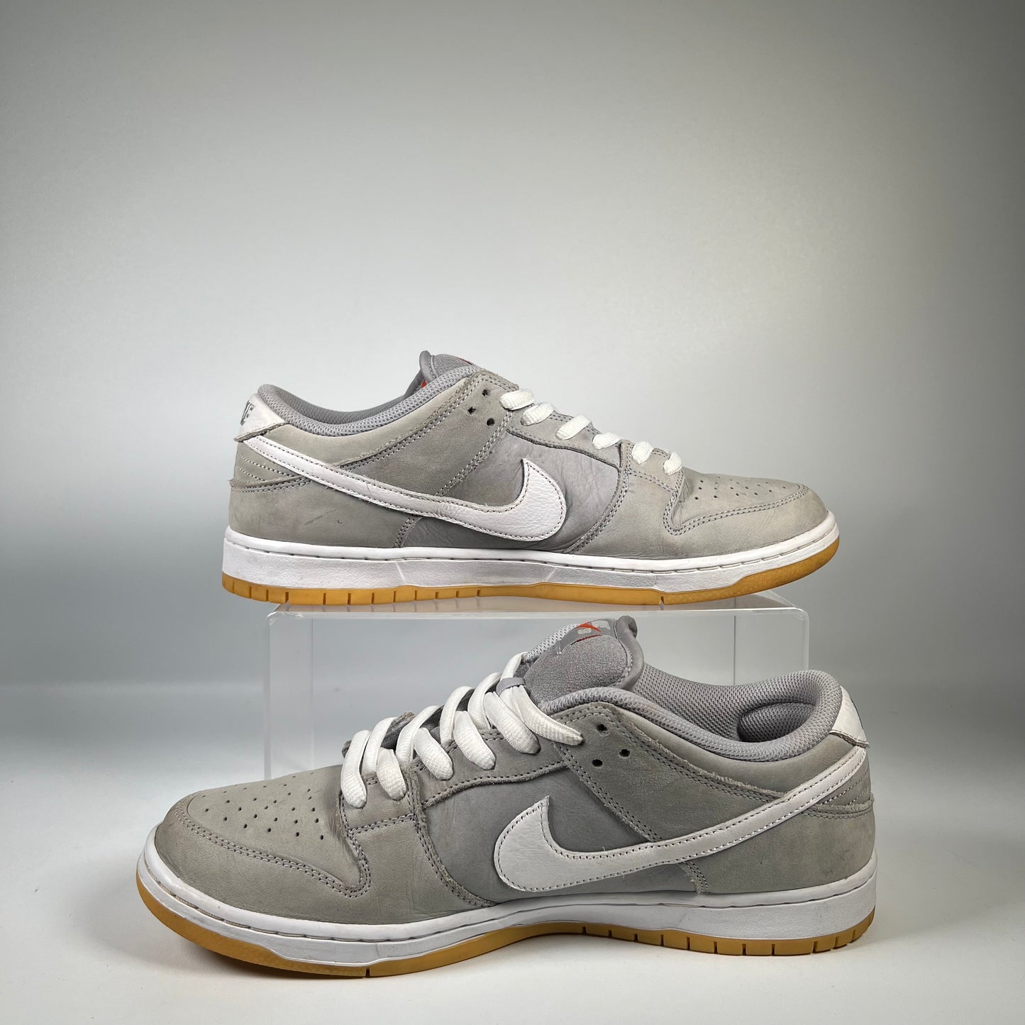 Nike SB Dunk Low Orange Label Wolf Grey Gum (2023) Size 11.5 USED S19734