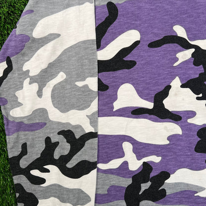 Supreme Purple Camo Longsleeve Pocket Tee (2016) Size Large USED x16223