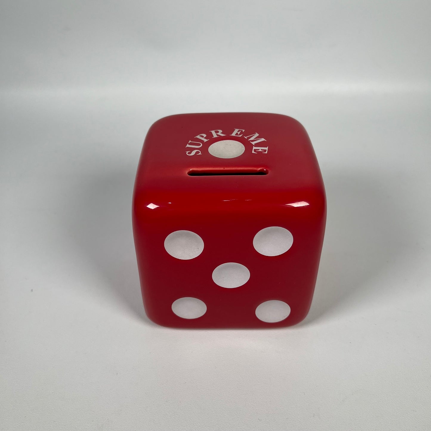 Supreme Ceramic Dice Piggy Bank Red (2011) USED x14330