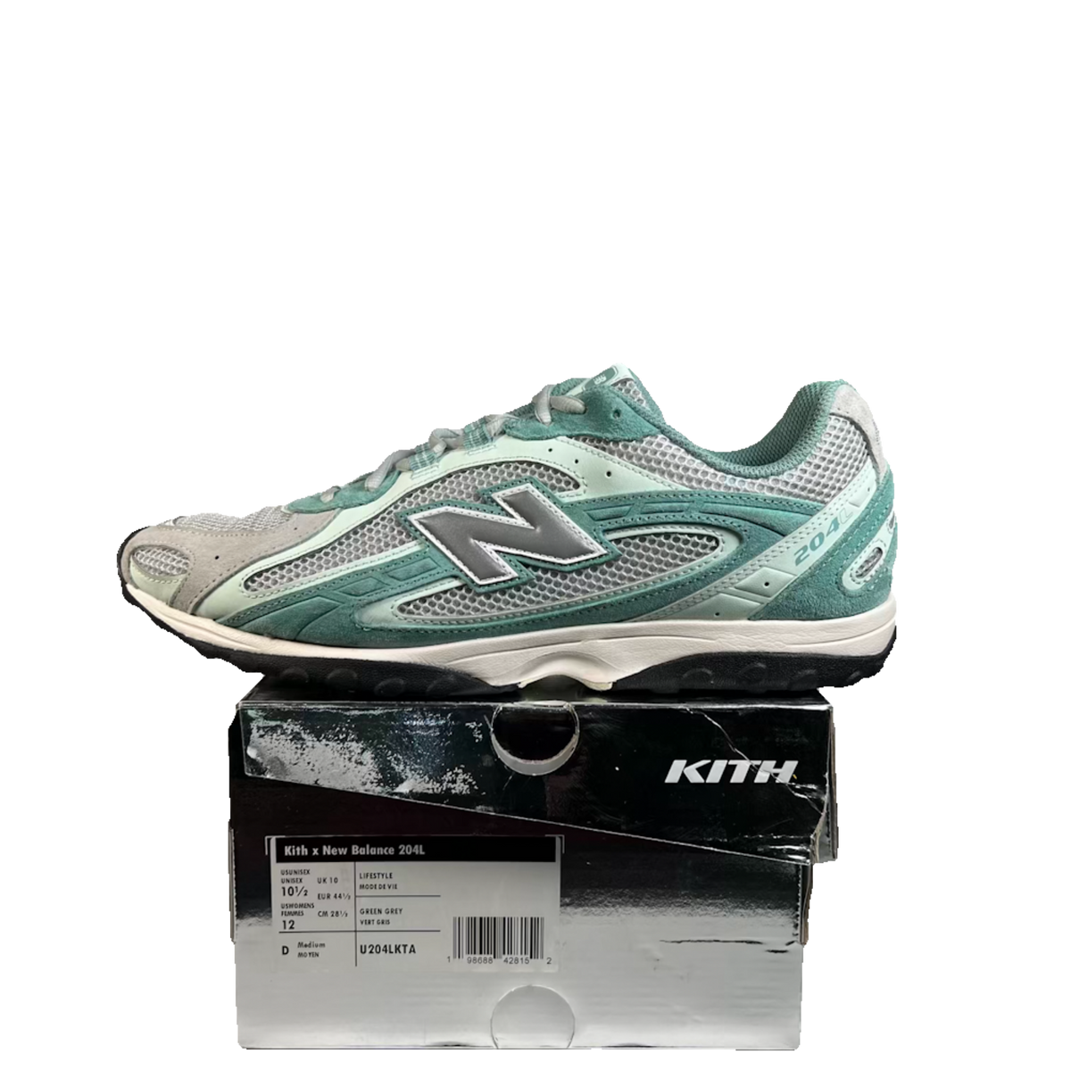 New Balance 240L Kith Green Silver (2025) Size 10.5 USED s23510