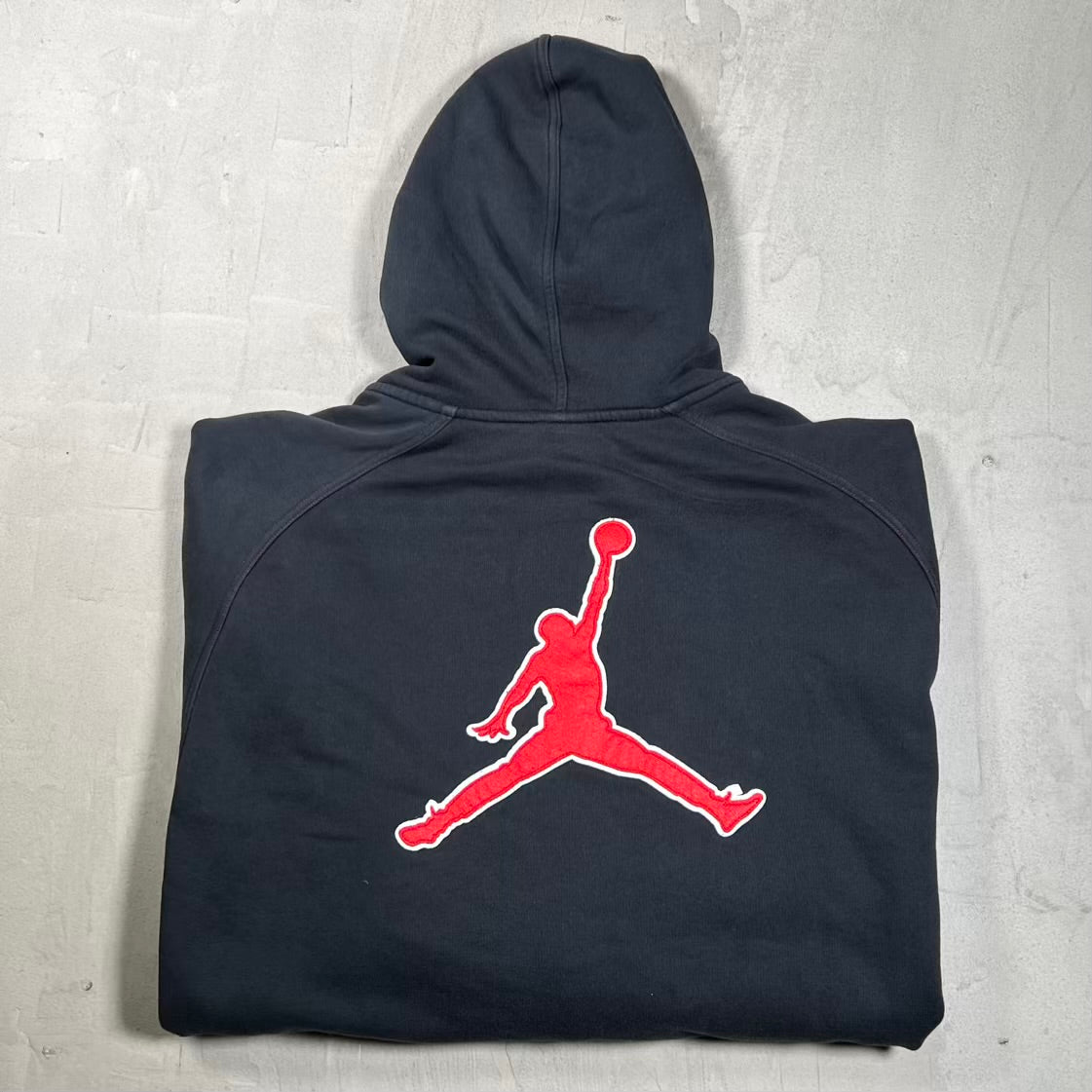 Jordan Jumpman Logo Black Zip Up Hoodie Size XXL USED v20251
