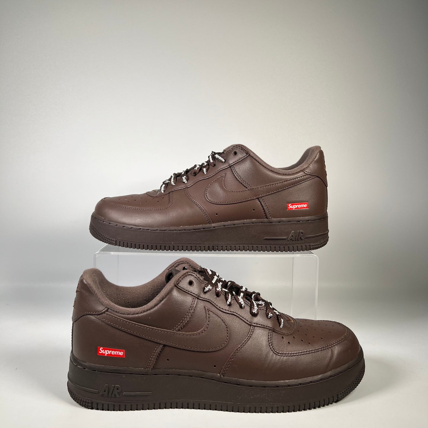 Nike Air Force One Low Supreme Baroque Brown (2023) Size 10 USED s19672