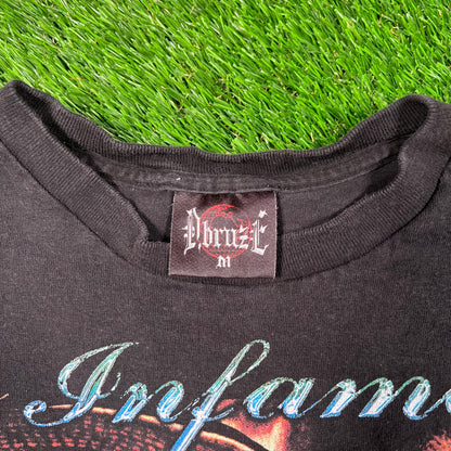 Dbruze Mobb Deep AOP Rap Tee Size Medium USED v18777
