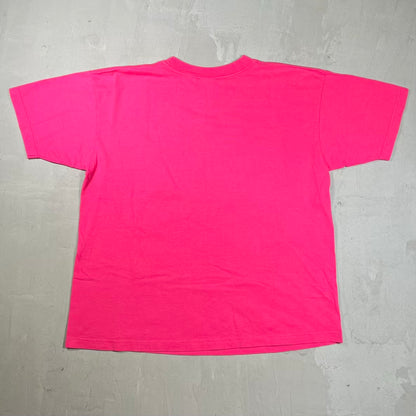 1997 Looney Tunes Cast Pink Tee Size XL USED v20378
