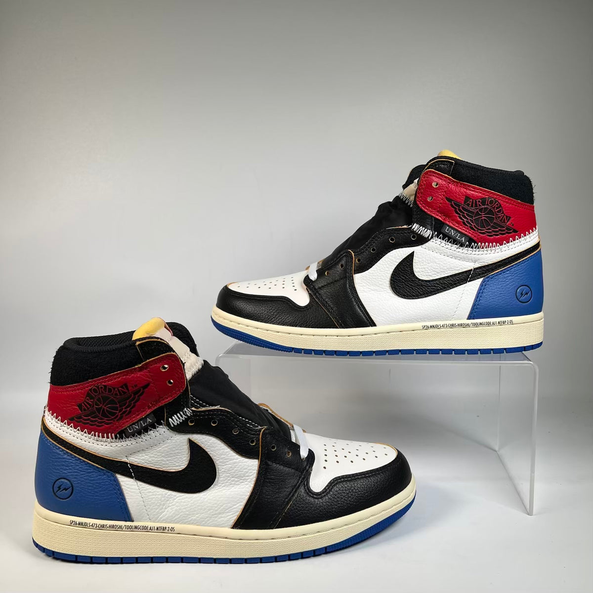 Jordan 1 High Fragment Union Varsity Red Sport Royal (2026) Size 9 NEW s23426