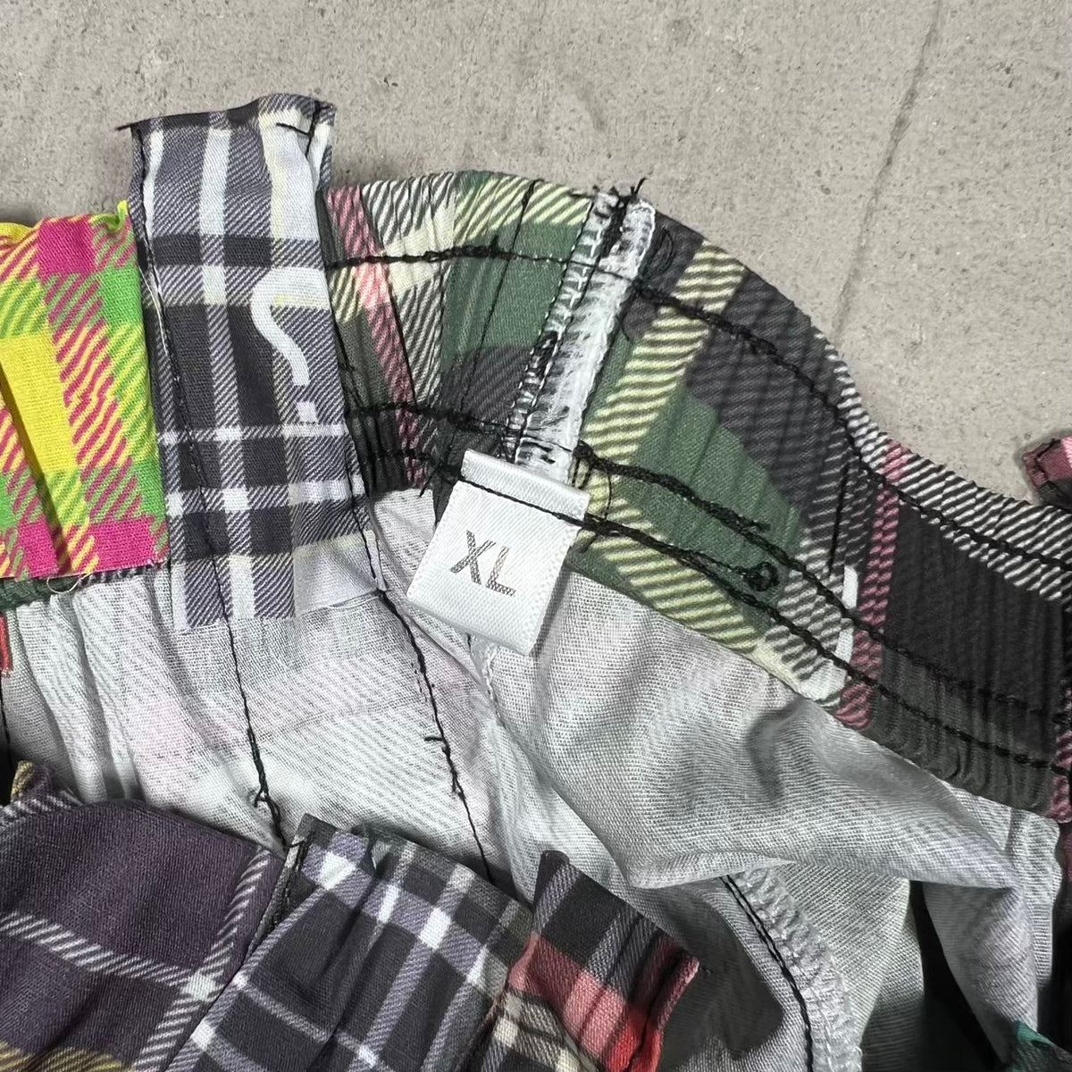 Greedy Unit What The ? Plaid Boxers Size XL NEW x18636