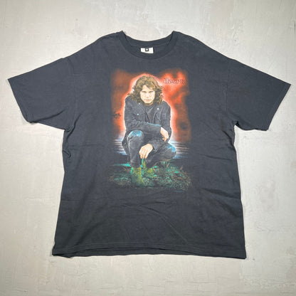 1996 The Doors Jim Morrison Portrait Tee Black Size XL USED v19282