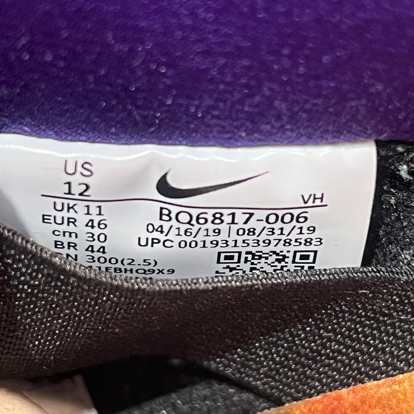 Nike SB Night of Mischief Halloween (2019) Size 12 USED s19900