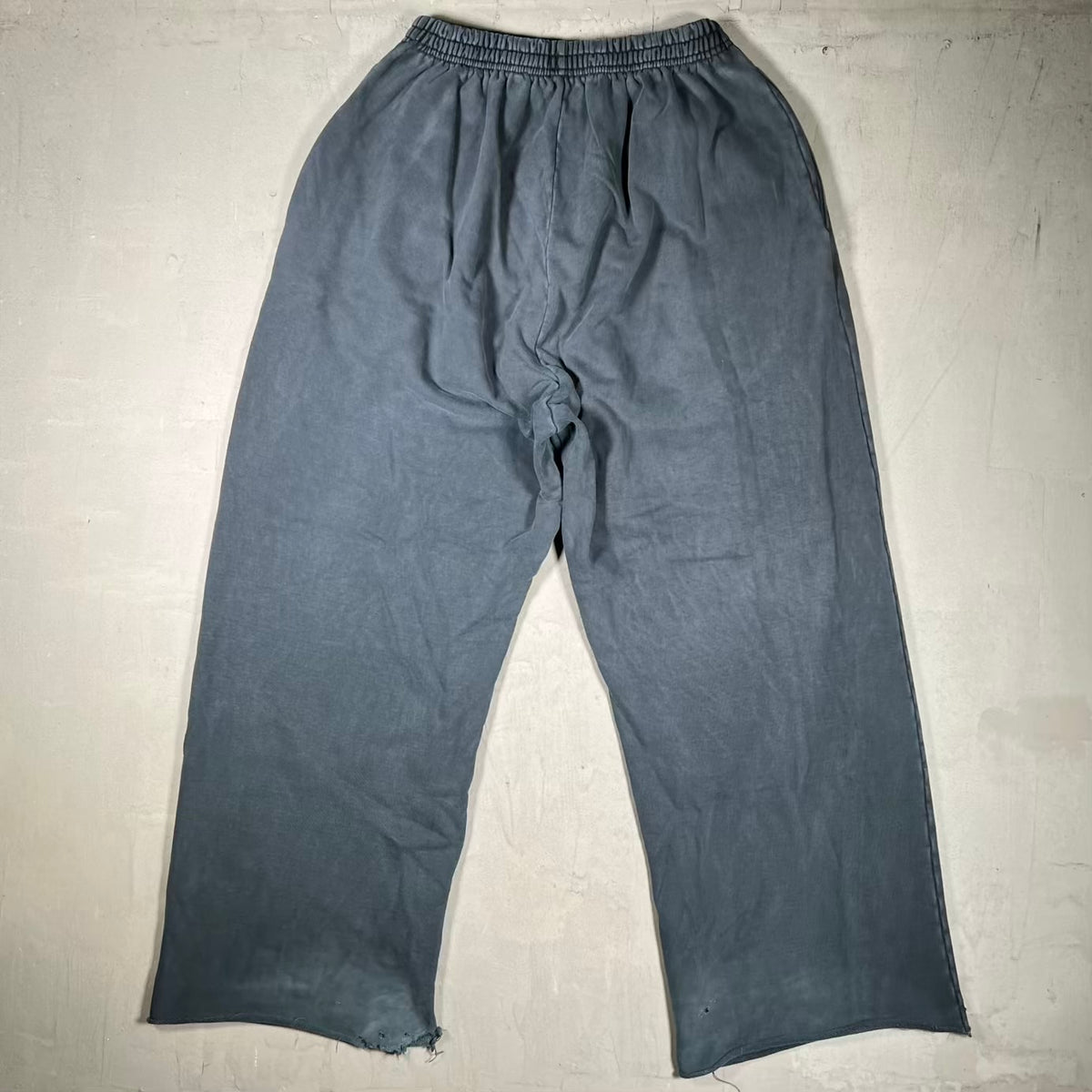 Travis Scott Cactus Jack Utopia Flame Washed Black Sweatpants Size XXL USED x18373