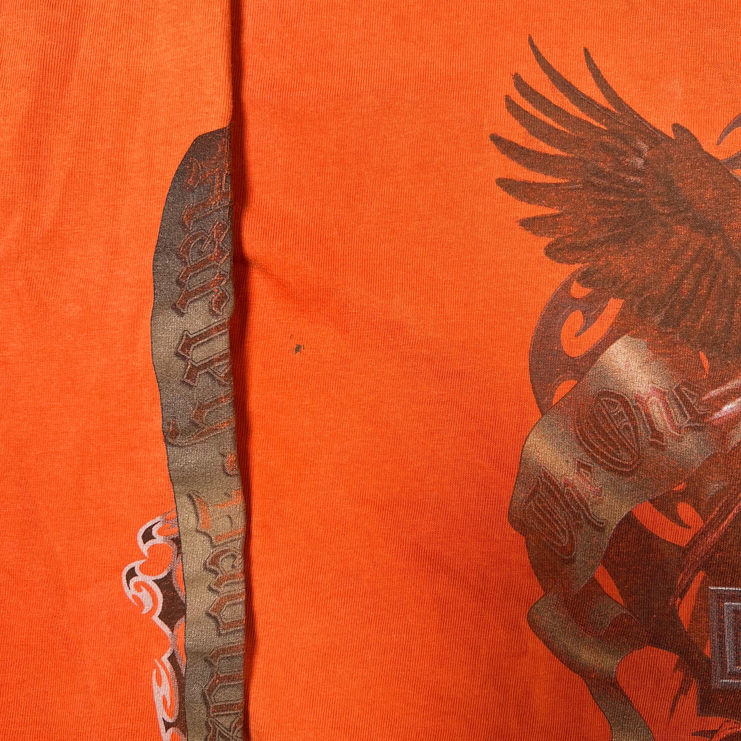 2004 Harley Davidson Logan Orange Longsleeve Size XL USED v18985