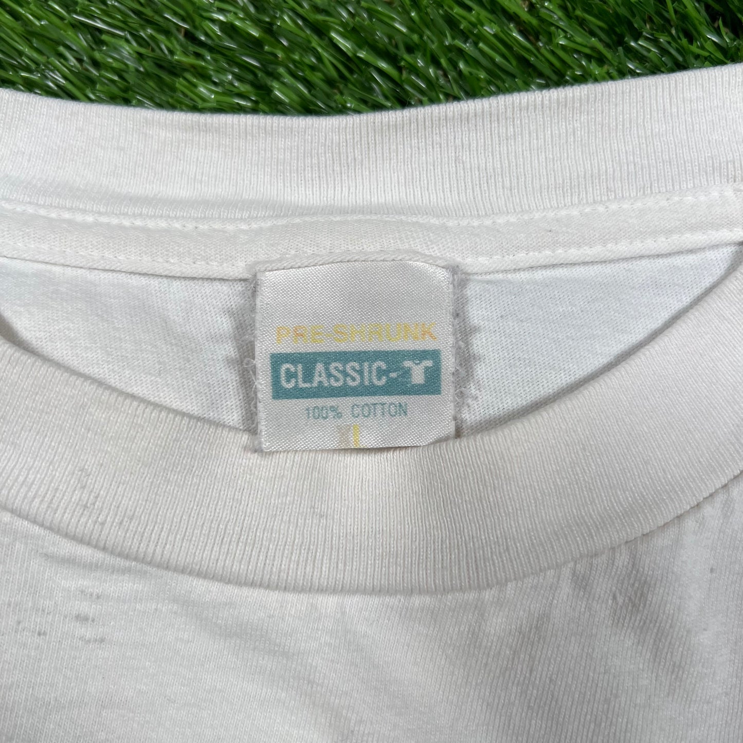 1996 "Extra Extra Read All About It" White Tee Size XL USED v17002