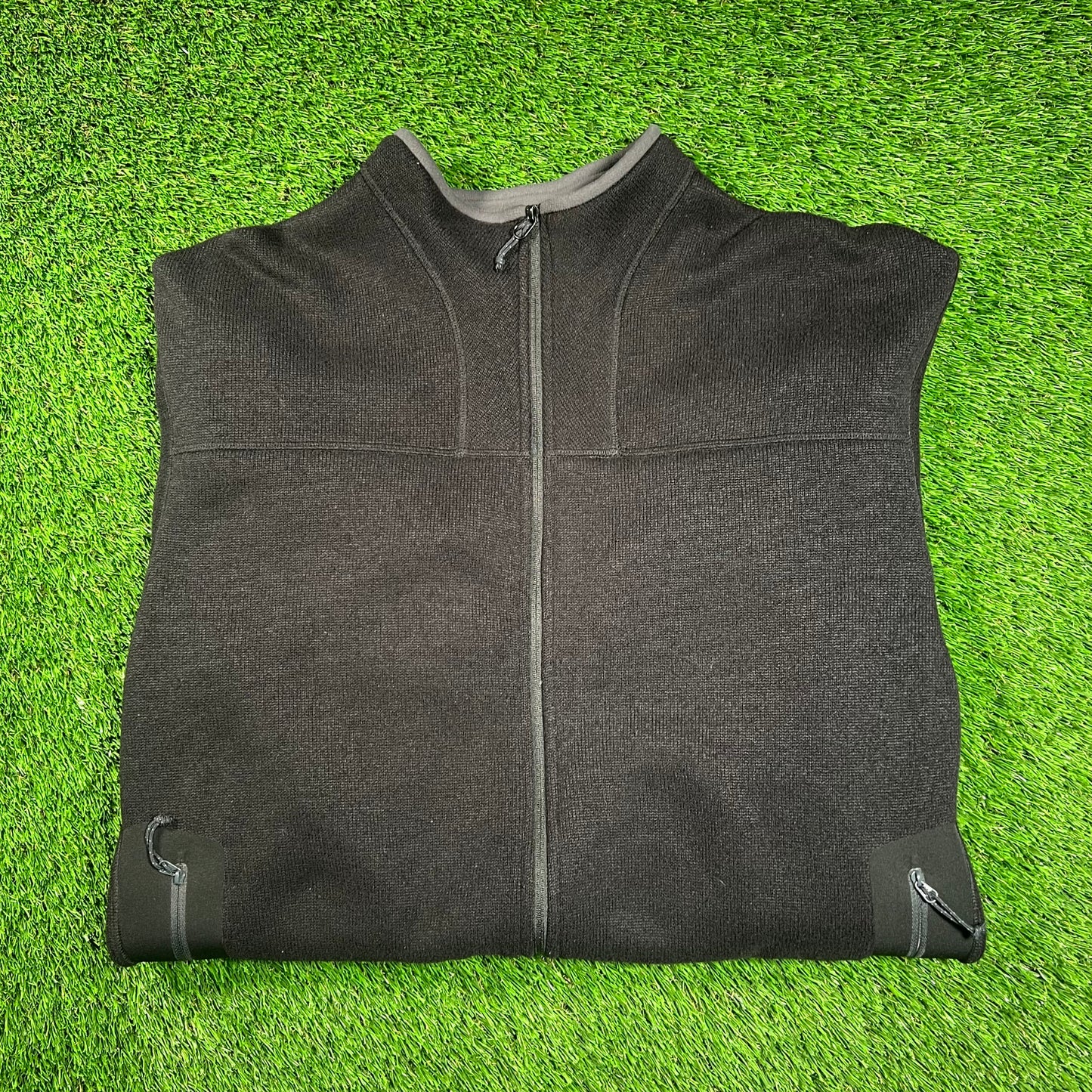 Arc'teryx Covert Black Cardigan Fleece Jacket Size XXL USED x16360