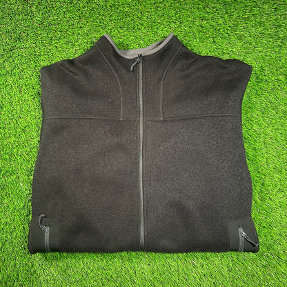 Arc'teryx Covert Black Cardigan Fleece Jacket Size XXL USED x16360