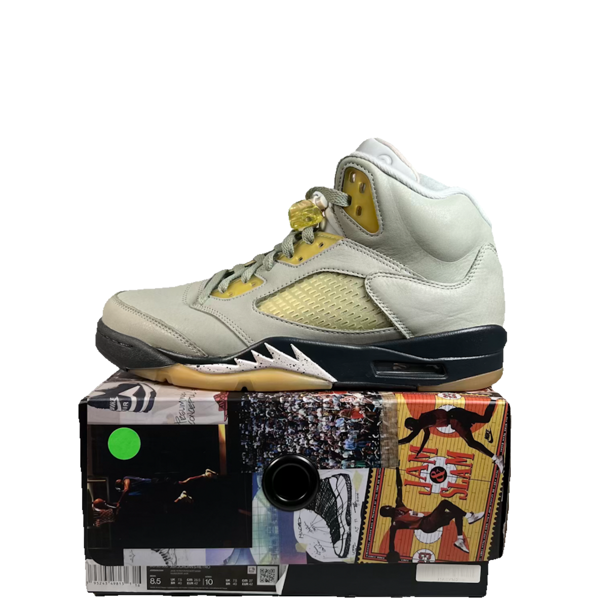 Jordan 5 Jade Horizon (2022) Size 8.5 USED s23582