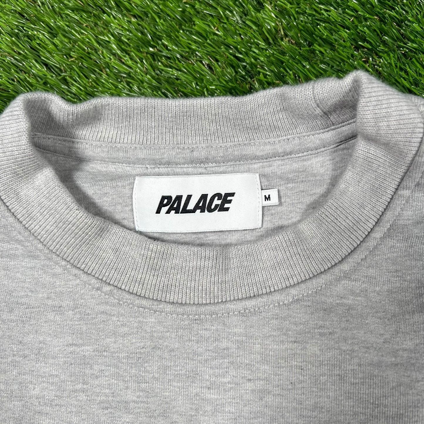 Palace Pal State Higher Consciousness Grey Crewneck Size Medium USED x14976