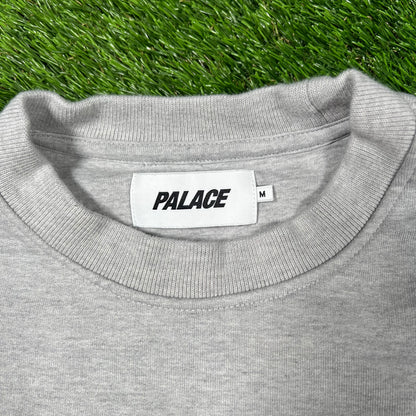 Palace Pal State Higher Consciousness Grey Crewneck Size Medium USED x14976