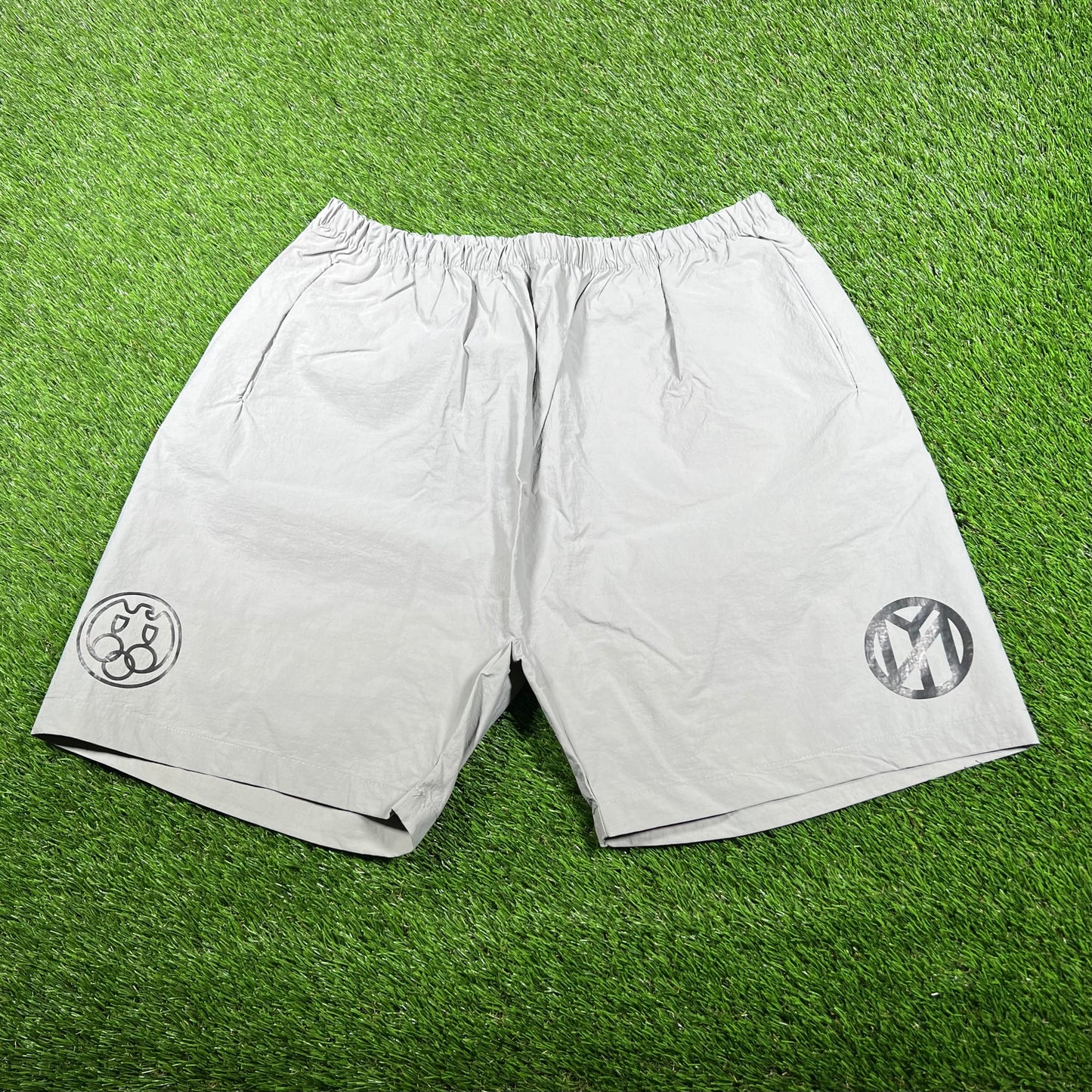 Yeezy x Gosha Rubchinsky Grey Nylon Shorts Size 2 NEW x15100