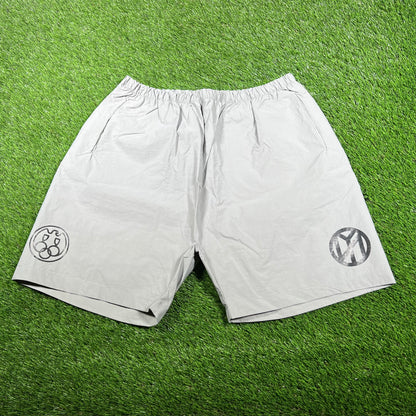 Yeezy x Gosha Rubchinsky Grey Nylon Shorts Size 2 NEW x15100