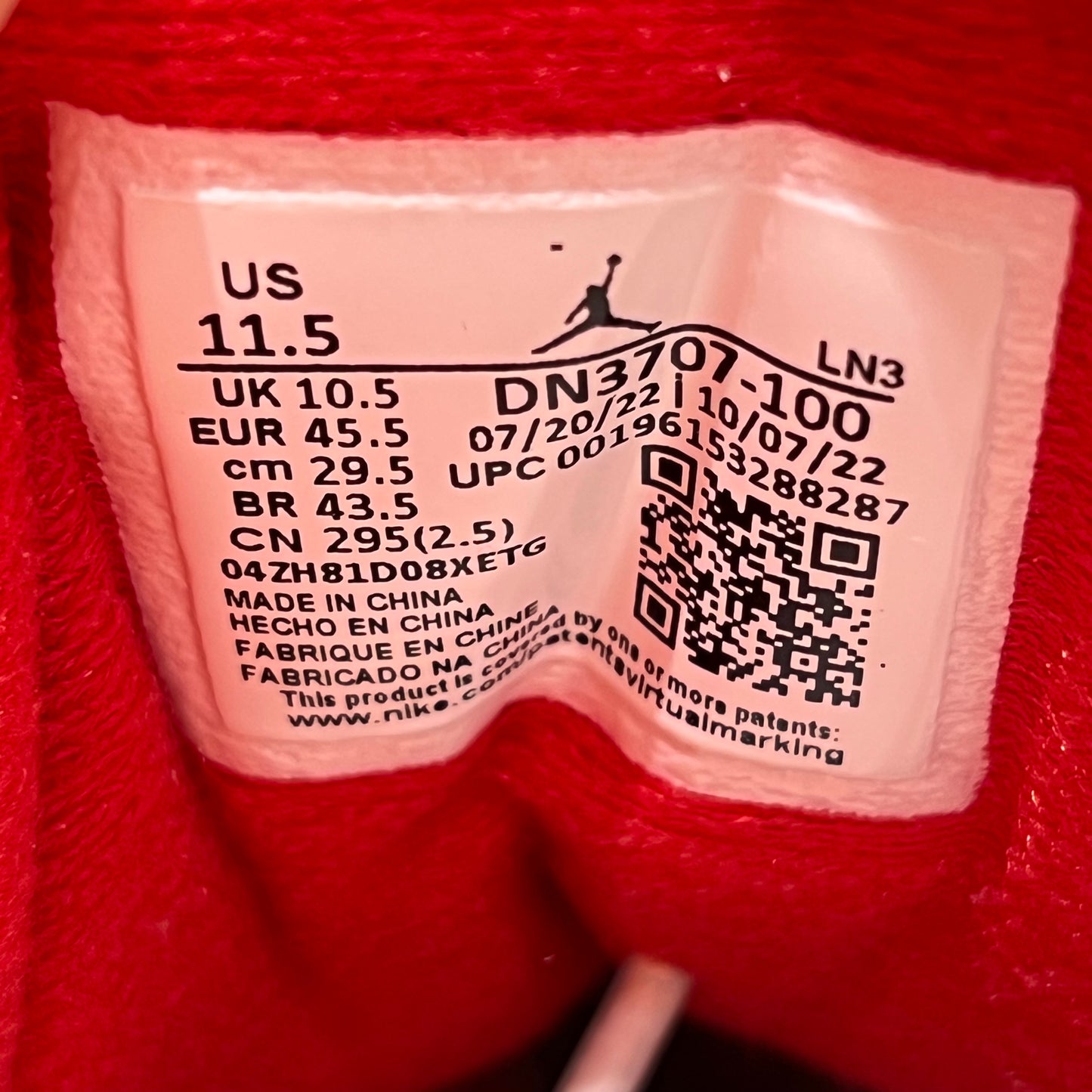 Jordan 3 White Cement Reimagined (2023) Size 11.5 NEW s18831