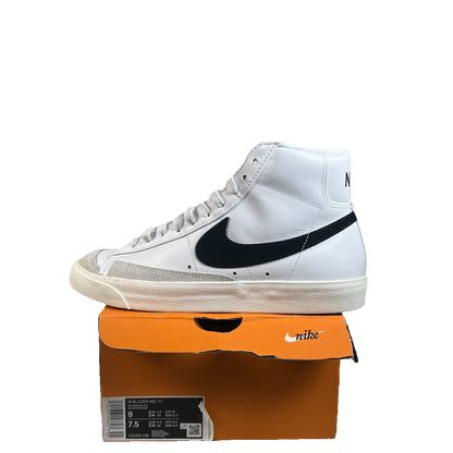 Nike Blazer Mid 77 White Black (2020) Size 7.5M/9W NEW s22775
