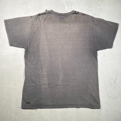 1990s Alabama "Roll Tide" Thrashed Black Tee Size Large USED v20307