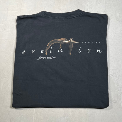 1996 Gloria Estefan "Gloria" Black Tee Size XL USED v19541