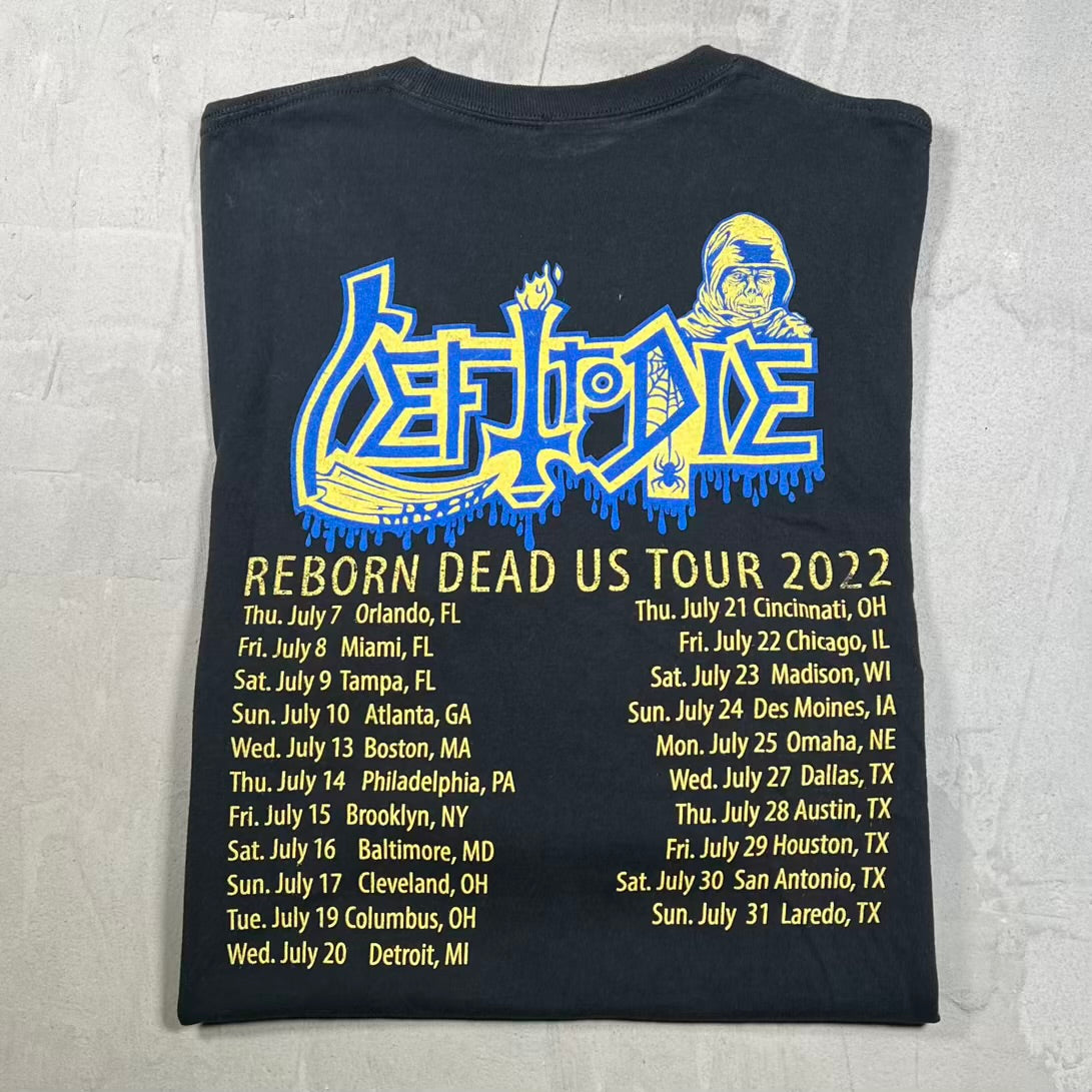 2022 Left to Die Reborn Tour Black Longsleeve Size XL USED v20391
