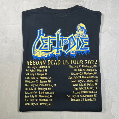 2022 Left to Die Reborn Tour Black Longsleeve Size XL USED v20391