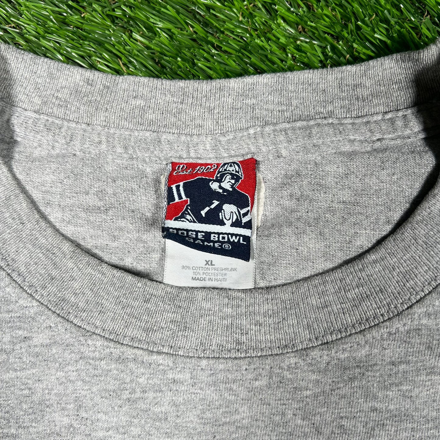 2006 Texas vs. USC Rose Bowl Grey Longsleeve Size XL USED v16999
