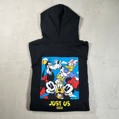 Kith Disney Friends Family Portrait Hoodie Black Size Large USED x18833